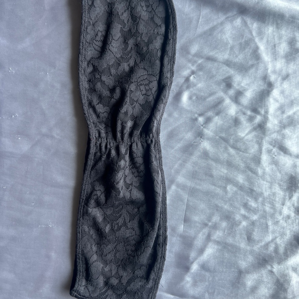 Dark grey lace bandeau SZ XL